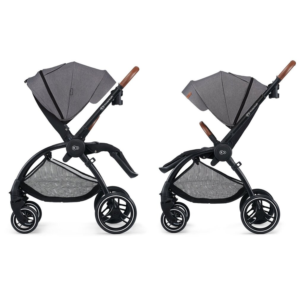 Universālie rati Kinderkraft Evolution Cocoon 2in1, Platinum Grey цена и информация | Bērnu rati | 220.lv