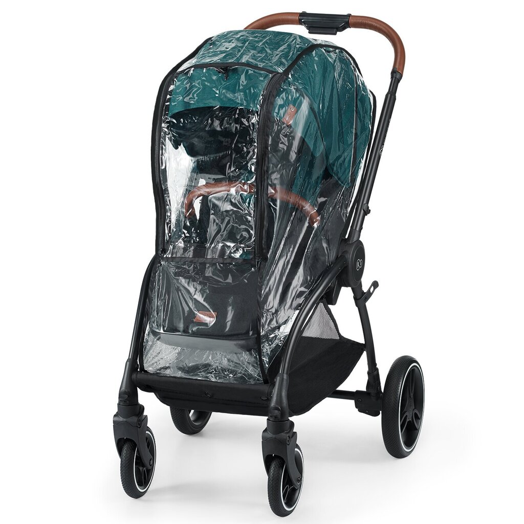 Universālie rati Kinderkraft Evolution Cocoon 2in1, Midnight Green цена и информация | Bērnu rati | 220.lv