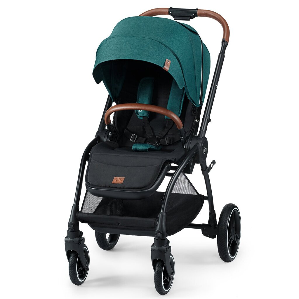 Universālie rati Kinderkraft Evolution Cocoon 2in1, Midnight Green цена и информация | Bērnu rati | 220.lv