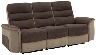 Трехместный диван Notio Living Marshall, коричневый/бежевый цена и информация | Диваны | 220.lv