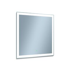 Spogulis ar apgaismojumu Venti Libra, sudrabainas krāsas cena un informācija | Vannas istabas spoguļi | 220.lv