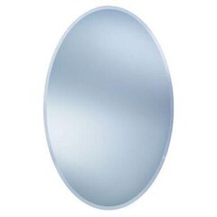 Spogulis Dubiel Vitrum Owal, sudrabainas krāsas cena un informācija | Spoguļi | 220.lv