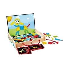 Магнитная доска с формочками Hape Art Box, E1631 цена и информация | Развивающие игрушки | 220.lv