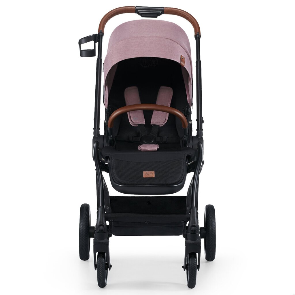 Universālie rati Kinderkraft Evolution Cocoon 2in1, Mauvelous pink cena un informācija | Bērnu rati | 220.lv