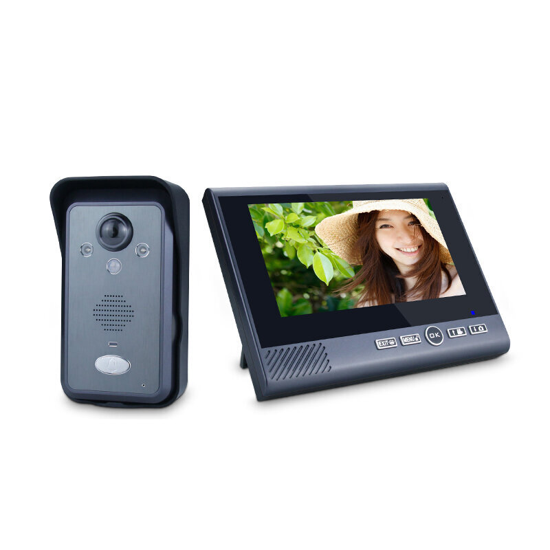 Bezvadu video domofons ar 7'' ekrānu 2,4 GHz цена и информация | Domofoni | 220.lv