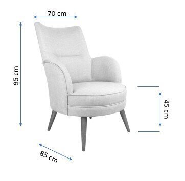 Krēsls Artie Victoria, smilškrāsas цена и информация | Atpūtas krēsli | 220.lv