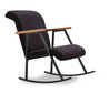 Šūpuļkrēsls Artie Yoka, melns cena un informācija | Atpūtas krēsli | 220.lv