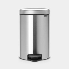 Brabantia мусорный бак NewIcon, 12 л, матовый, серый цена и информация | Мусорные баки | 220.lv