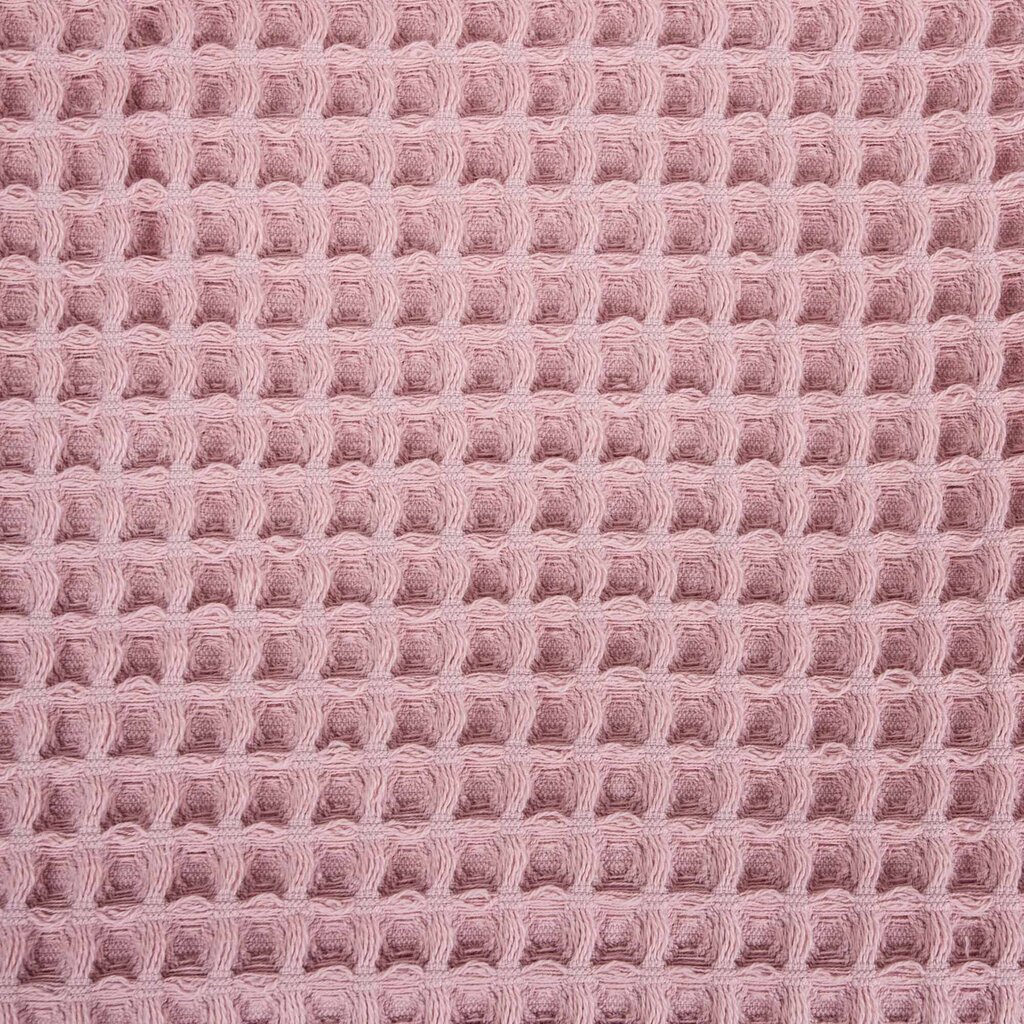 Pleds Ceba Waffle Line Silver Pink, 90x90 cm cena un informācija | Gultas pārklāji, pledi | 220.lv