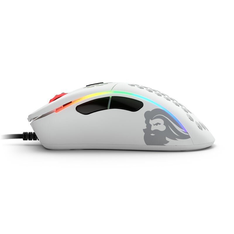 Pele Glorious PC Gaming Race Model D Mīnus Matte White cena un informācija | Peles | 220.lv