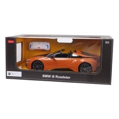 Автомобиль BMWi8 Roadster Rastar с пультом дистанционного управления 1:12, оранжевый цена и информация | Игрушки для мальчиков | 220.lv