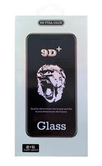 Rūdīta stikla ekrāna aizsargs 9D Gorilla Apple iPhone 7/8/SE2 Melns cena un informācija | Ekrāna aizsargstikli | 220.lv