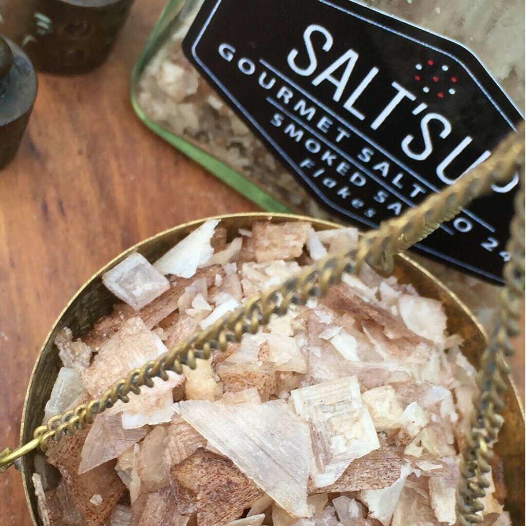 SMOKED SALT “BEECH” nr. 24 sāls pārslas gardēžiem cena un informācija | Garšvielas, garšvielu komplekti | 220.lv