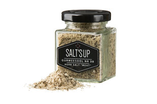 Крупнозернистая португальская соль с травами HERB SALT «MEAT» цена и информация | Специи, наборы специй | 220.lv