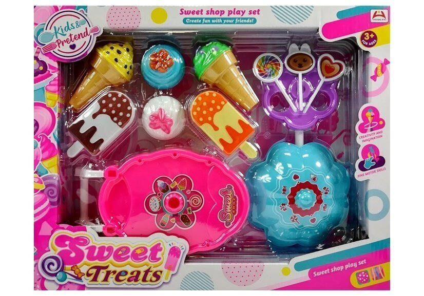Rotaļu saldējuma veikals "Sweet Treats" cena un informācija | Rotaļlietas meitenēm | 220.lv