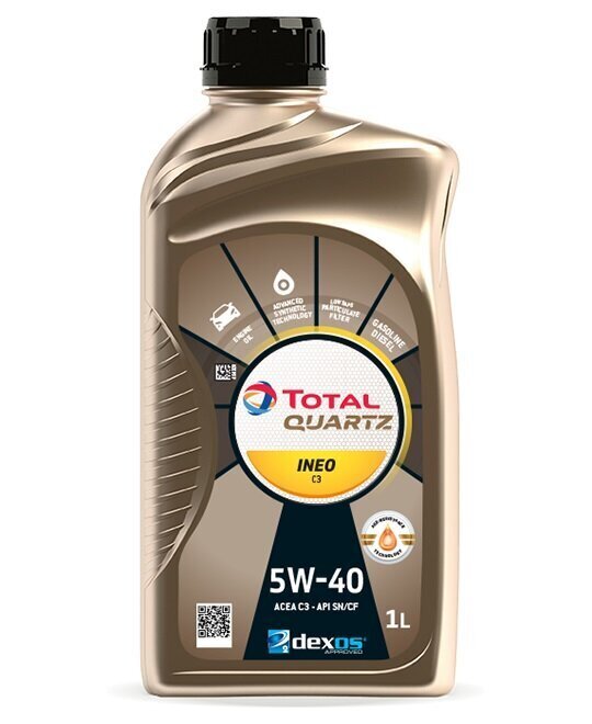 TOTAL Quartz INEO C3 5W-40 motoreļļa, 1L cena un informācija | Motoreļļas | 220.lv