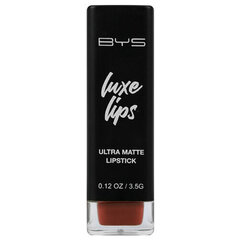 BYS Губная помада Luxe Lips Ultra Matte BITTER SWEET цена и информация | Помады, бальзамы, блеск для губ | 220.lv