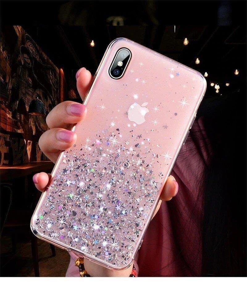 Wozinsky Star Glitter Shining Cover, piemērots iPhone 12 cena un informācija | Telefonu vāciņi, maciņi | 220.lv