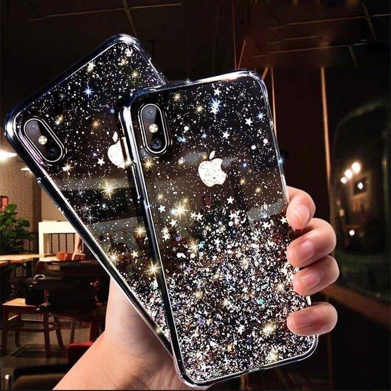 Wozinsky Star Glitter Shining Cover, piemērots iPhone 12 cena un informācija | Telefonu vāciņi, maciņi | 220.lv