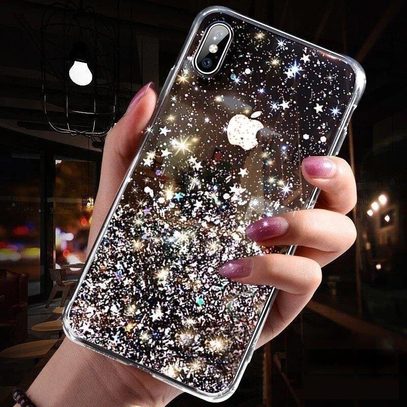 Wozinsky Star Glitter Shining Cover, piemērots iPhone 12 цена и информация | Telefonu vāciņi, maciņi | 220.lv