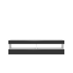 ТВ столик Selsey Viansola, 100 см, белый/черный цена и информация | Тумбы под телевизор | 220.lv