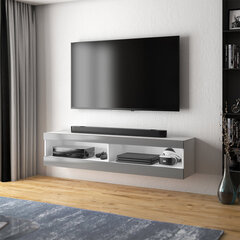 TV galdiņš Selsey Viansola, 100 cm, balts/pelēks cena un informācija | TV galdiņi | 220.lv