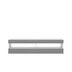 TV galdiņš Selsey Viansola, 100 cm, balts/pelēks cena un informācija | TV galdiņi | 220.lv