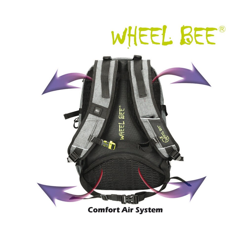 Mugursoma Wheel Bee Revoliution, 30l, zila cena un informācija | Sporta somas un mugursomas | 220.lv