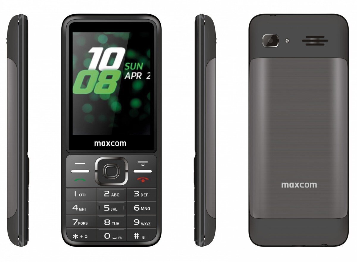 Maxcom MM244 Classic, Dual SIM, Black cena un informācija | Mobilie telefoni | 220.lv