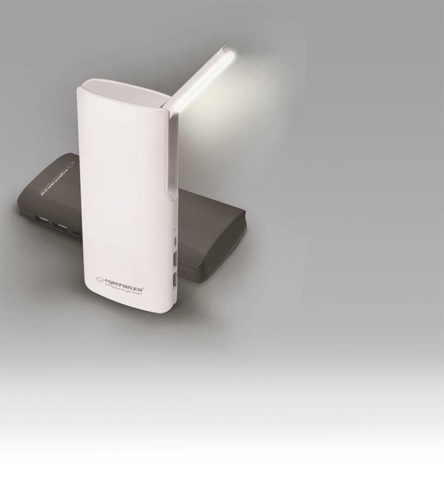 Pārnēsājams lādētājs 11000mAh, Led, melns Esperanza cena un informācija | Lādētāji-akumulatori (Power bank) | 220.lv