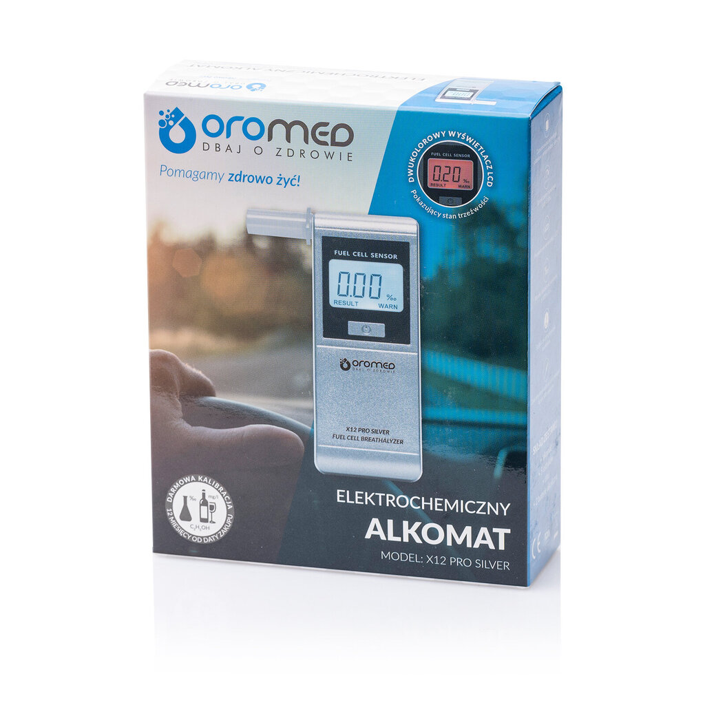 Alkotesteris OroMed X12 Pro цена и информация | Alkometri | 220.lv