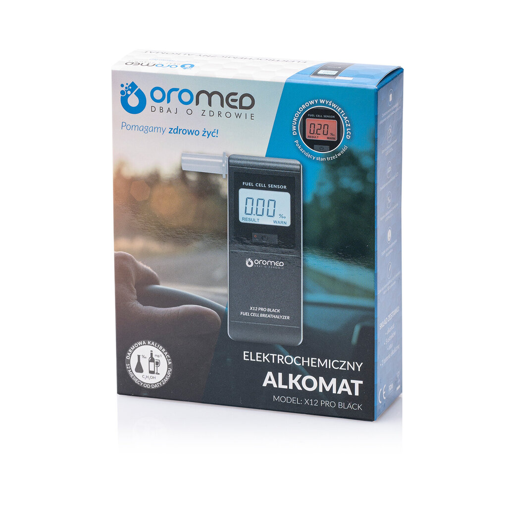 Alkotesteris OroMed X12 Pro цена и информация | Alkometri | 220.lv