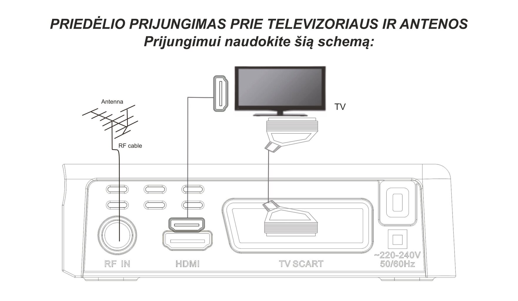New Digital STB DVB-T2 01HD Senior cena un informācija | Virszemes TV uztverēji | 220.lv