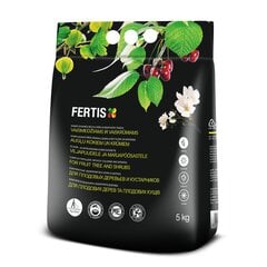 FERTIS комплексное хлорно-бенитратное удобрение для плодовых деревьев и фруктовых кустов, 5 кг цена и информация | FERTIS Товары для сада | 220.lv