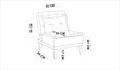 Krēsls Artie Fuoco, smilškrāsas цена и информация | Atpūtas krēsli | 220.lv