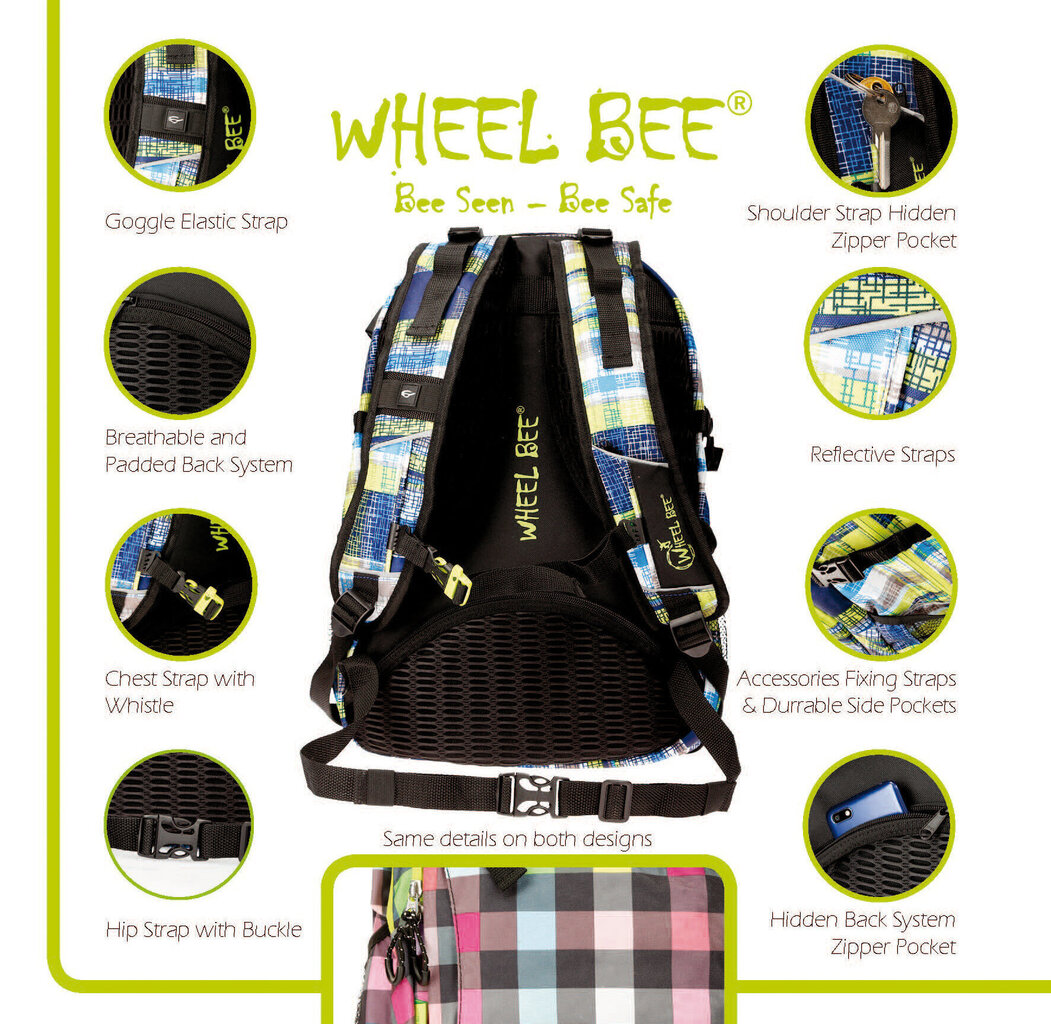 Mugursoma Wheel Bee Z generation 30l, rozā цена и информация | Sporta somas un mugursomas | 220.lv