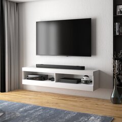 TV galdiņš Selsey Viansola, 100 cm, balts cena un informācija | TV galdiņi | 220.lv