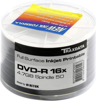 DVD Ritek DVD-R 4,7 GB, 50 gab. cena un informācija | Datortehnikas tīrīšanas līdzekļi | 220.lv