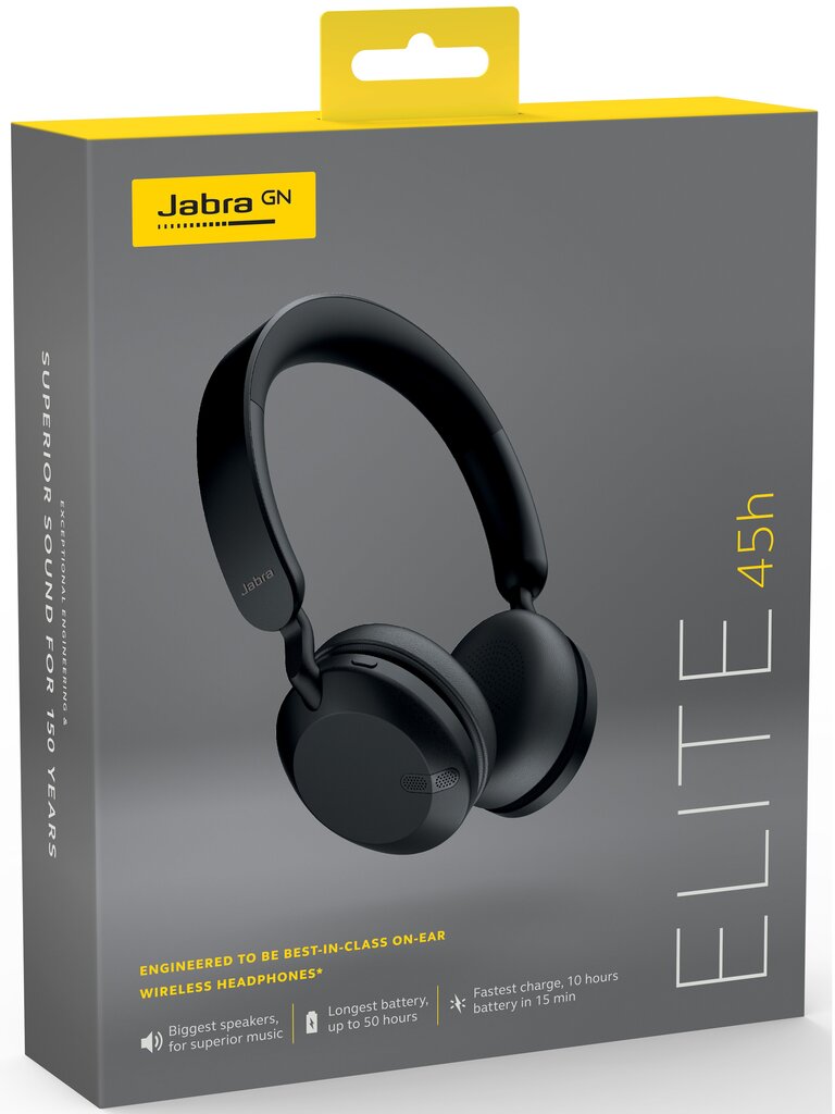 Jabra Elite 45H cena un informācija | Austiņas | 220.lv