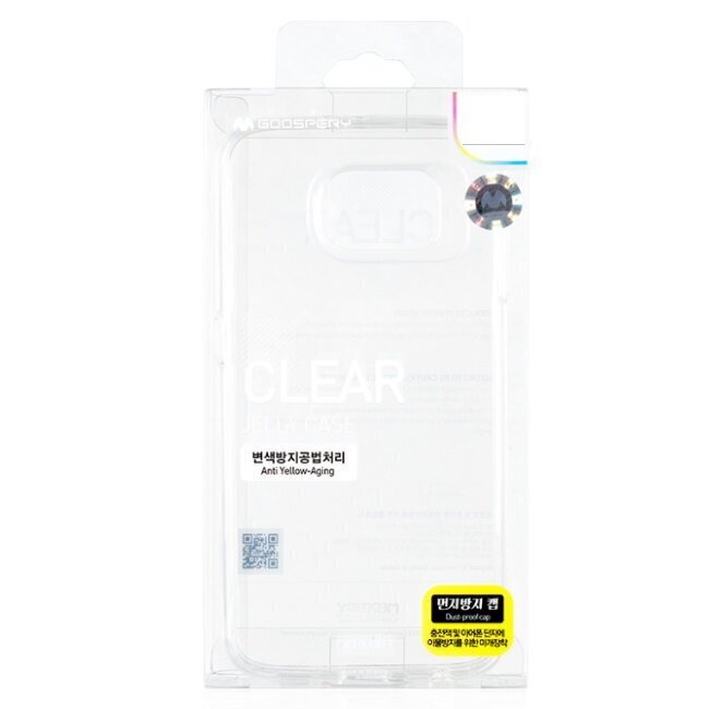 Vāciņš Mercury Jelly Clear Samsung A105 A10 caurspīdīgs cena un informācija | Telefonu vāciņi, maciņi | 220.lv
