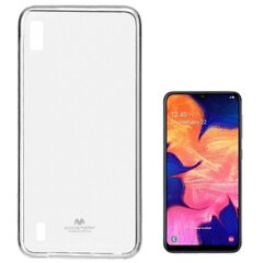 Чехол Mercury Goospery "Jelly Clear" Samsung A105 A10 прозрачный цена и информация | Чехлы для телефонов | 220.lv