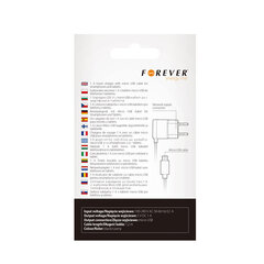 Mājsaimniecības lādētājs Forever microUSB (1A) melnā iepakojumā cena un informācija | Lādētāji un adapteri | 220.lv