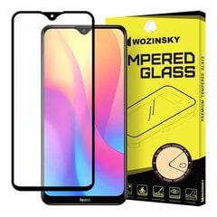 LCD aizsargstikls Wozinsky 5D piemērots maciņam Xiaomi Redmi 8A melns cena un informācija | Ekrāna aizsargstikli | 220.lv