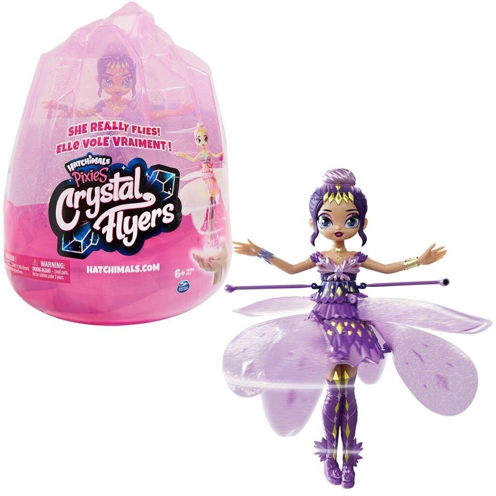 Летающая фея Spin Master Hatchimals Pixies Crystal Flyers цена | 220.lv