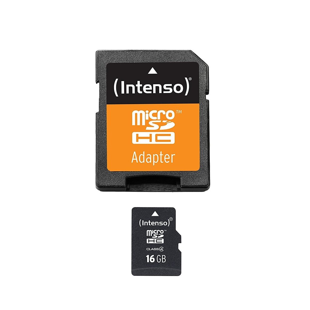 Atmiņas karte Intenso micro SD 16GB CL4 cena un informācija | Atmiņas kartes mobilajiem telefoniem | 220.lv