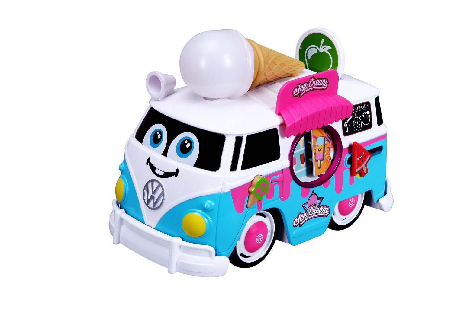 Rotaļlietu saldējuma autobuss Bburago Junior Volkswagen Magic Ice Cream Bus, 16-88610, LT, LV, EE valodas цена и информация | Rotaļlietas zīdaiņiem | 220.lv