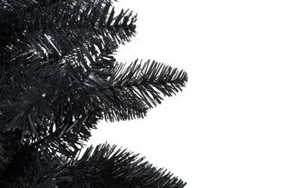 Ziemassvētku eglīte Winteria Luxus melnā krāsa. 1.8 m cena un informācija | Mākslīgās egles, vainagi, statīvi | 220.lv