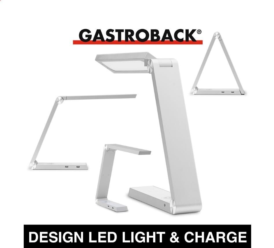 Gastroback galda lampa cena un informācija | Galda lampas | 220.lv