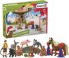 Adventes kalendārs Schleich Farm World, 98063 cena un informācija | Konstruktori | 220.lv