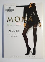 Женские колготки с рисунком MONA Nevia 08 60 (Черные) цена и информация | Kолготки | 220.lv